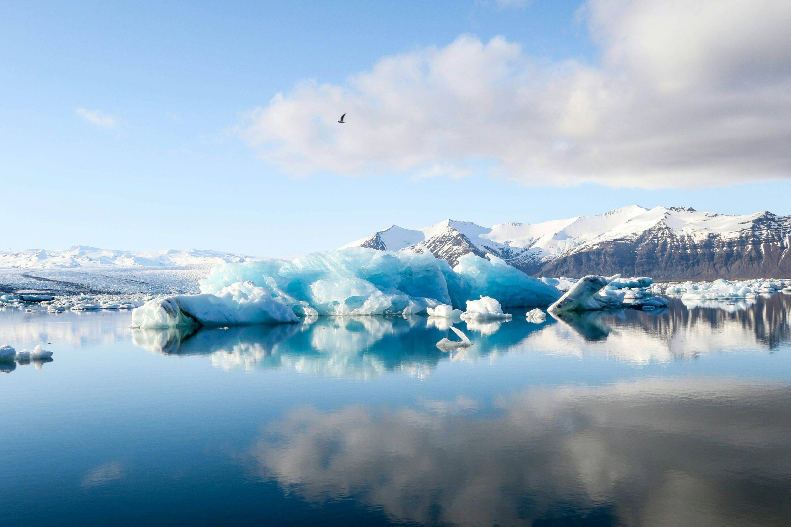 Paysage glacier d'Islande